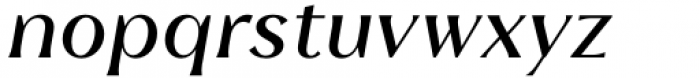 Leifa Medium Italic Font LOWERCASE