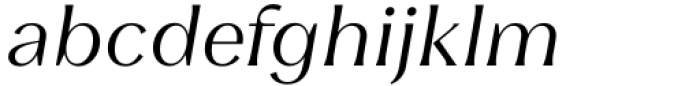 Leifa Regular Italic Font LOWERCASE