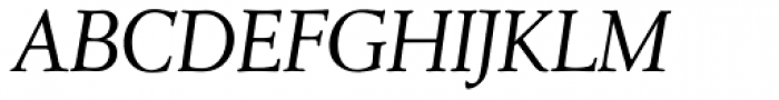 Leighton RR Light Italic Font UPPERCASE