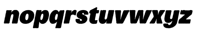 Leinfrakt Italic Distorted Font LOWERCASE