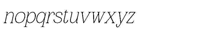 Leirent Italic Font LOWERCASE