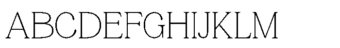 Leirent Regular Font UPPERCASE