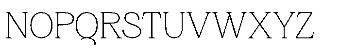 Leirent Regular Font UPPERCASE