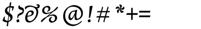 Leksa DemiBold Italic Font OTHER CHARS
