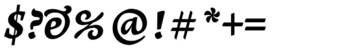 Leksa ExtraBold Italic Font OTHER CHARS