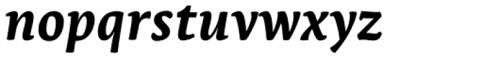 Leksa ExtraBold Italic Font LOWERCASE