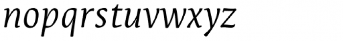 Leksa Light Italic Font LOWERCASE