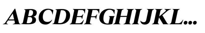 Leksikal Serif Bold Italic Font UPPERCASE
