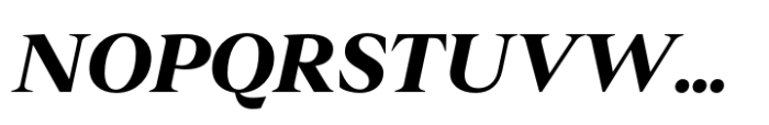 Leksikal Serif Bold Italic Font UPPERCASE