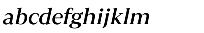 Leksikal Serif Medium Italic FONT