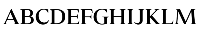 Leksikal Serif Medium Font UPPERCASE