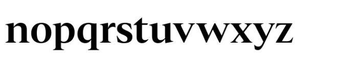 Leksikal Serif Semi Bold Font LOWERCASE
