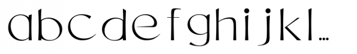Lektocy Regular Font LOWERCASE
