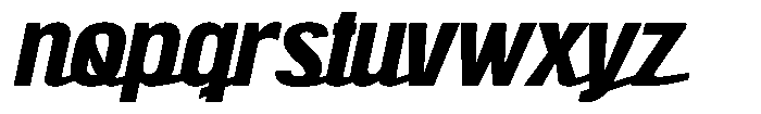 Lelagei Italic Font LOWERCASE