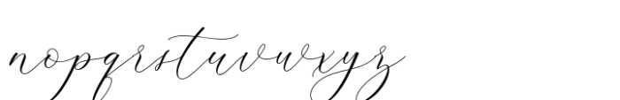 Lembang Script Font LOWERCASE