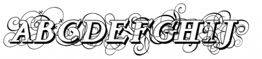 Lementa Italic Font UPPERCASE