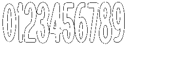 Lemola Outline Font OTHER CHARS