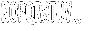 Lemola Outline Font UPPERCASE