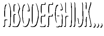 Lemola Shadow Font UPPERCASE