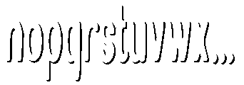 Lemola Shadow Font LOWERCASE
