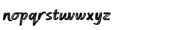 Lemon Brush Font LOWERCASE