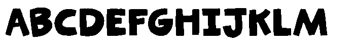 Lemon Crayon Font UPPERCASE