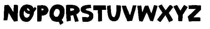 Lemon Crayon Font UPPERCASE