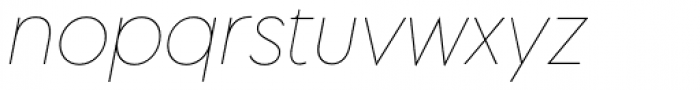 Lemon Milk Proâ„¢ Thin Italic Font LOWERCASE