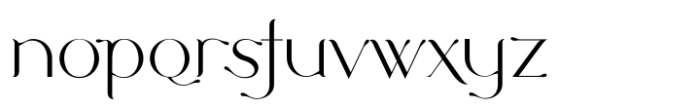 Lemongarden Regular Font LOWERCASE
