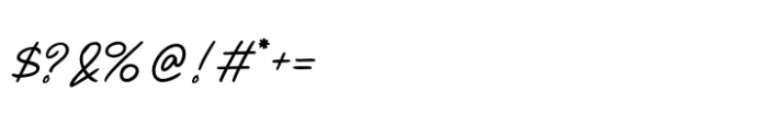 Lemontide Script Font OTHER CHARS