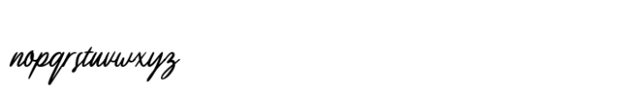 Lemontide Script Font LOWERCASE