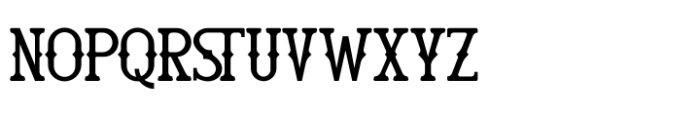 Lemunost Western Regular Font UPPERCASE