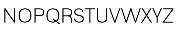 Lenia Sans Extra Light Font UPPERCASE