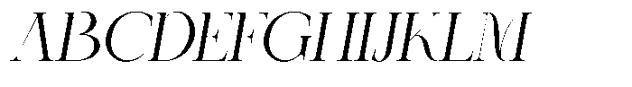 Lenkiro Italic Font UPPERCASE