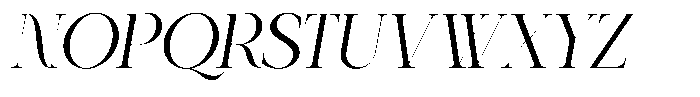 Lenkiro Italic Font UPPERCASE
