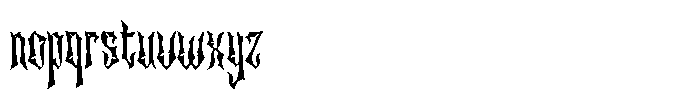 Lenmok Font LOWERCASE