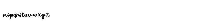 Lenory Font LOWERCASE