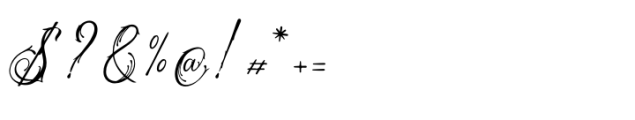 Lentamy Ebigail Regular Font OTHER CHARS
