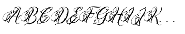 Lentamy Ebigail Regular Font UPPERCASE