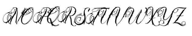 Lentamy Ebigail Regular Font UPPERCASE