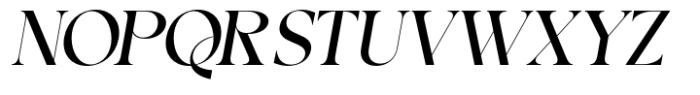 Leostut Italic Font UPPERCASE
