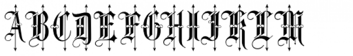 Leothric Medium Font UPPERCASE