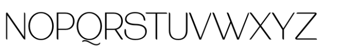 Lepston Thin Font UPPERCASE