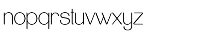 Lepston Thin Font LOWERCASE