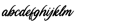 Lerafina Rumored Italic FONT