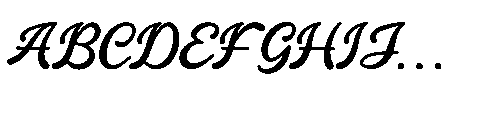 Lerafina Rumored Regular Font UPPERCASE