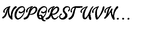 Lerafina Rumored Regular Font UPPERCASE