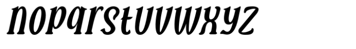 Lerapetra Italic Font LOWERCASE