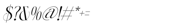 Lermith Italic Font OTHER CHARS