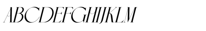 Lermith Italic Font UPPERCASE